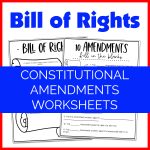 Bill of Rights Worksheets | Mama's Coffee Shop Store