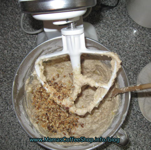 Adding-Chopped-Nuts-To-Mamas-Banana-Bread