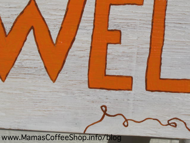 close-up-finished-welcome-sign