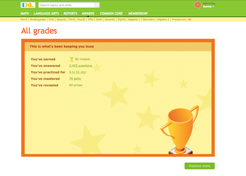 IXL-Ana-Awards for TOS Review and Mama's Coffee Shop