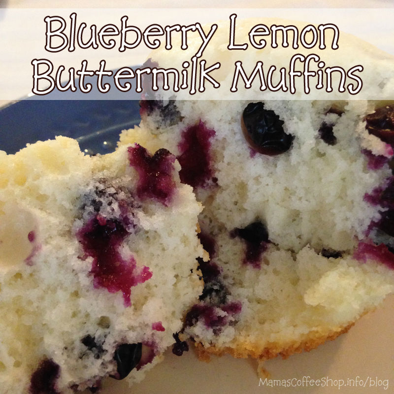 Mama's Coffee Shop - Blueberry Lemon Buttermilk Muffin