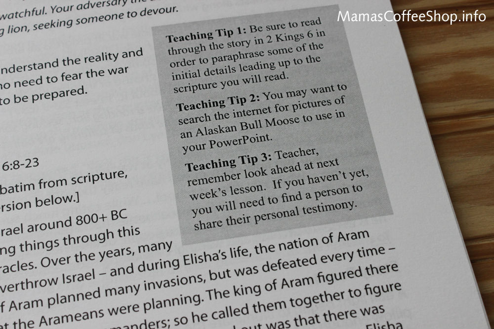 Mamas Coffee Shop | Teen PRasso Teaching Bible Curriculum
