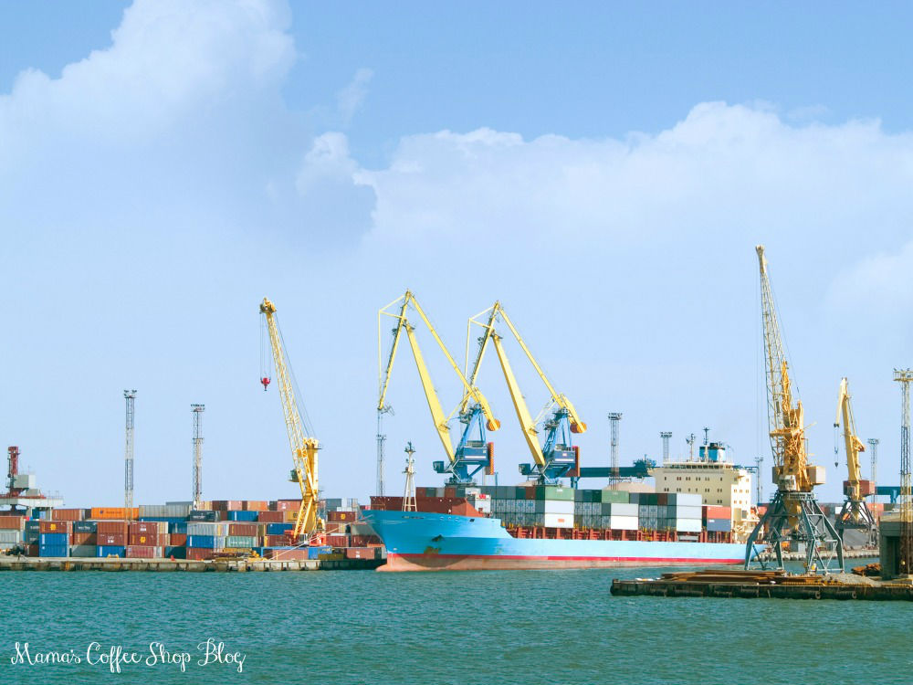 Cargo Ship at Shipyards