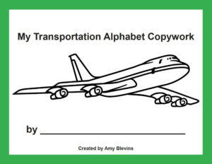 Mama's Coffee Shop Blog - Homeschool Copywork - Transportation