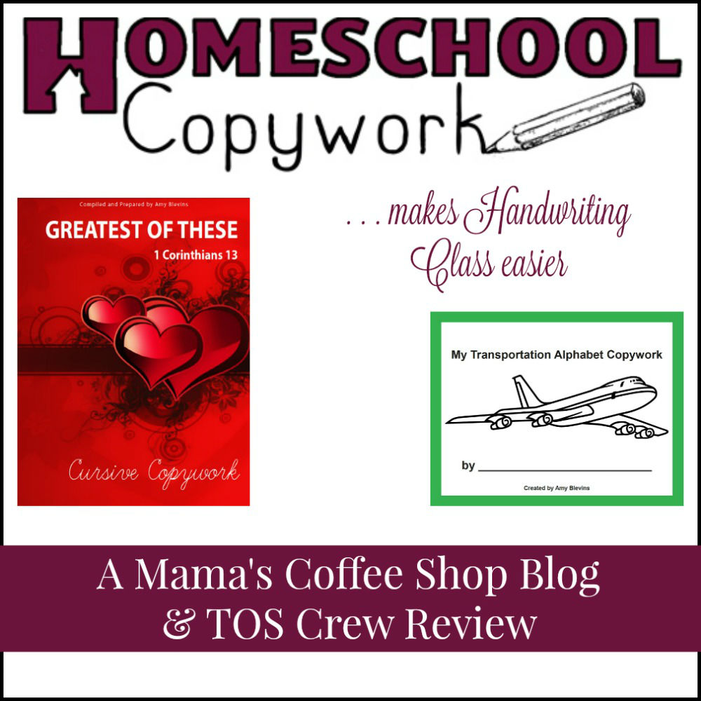 Mama's Coffee Shop Blog - Homeschool Copywork