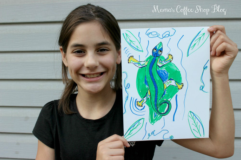Mama's Coffee Shop Blog - ArtAchieve Finished Project