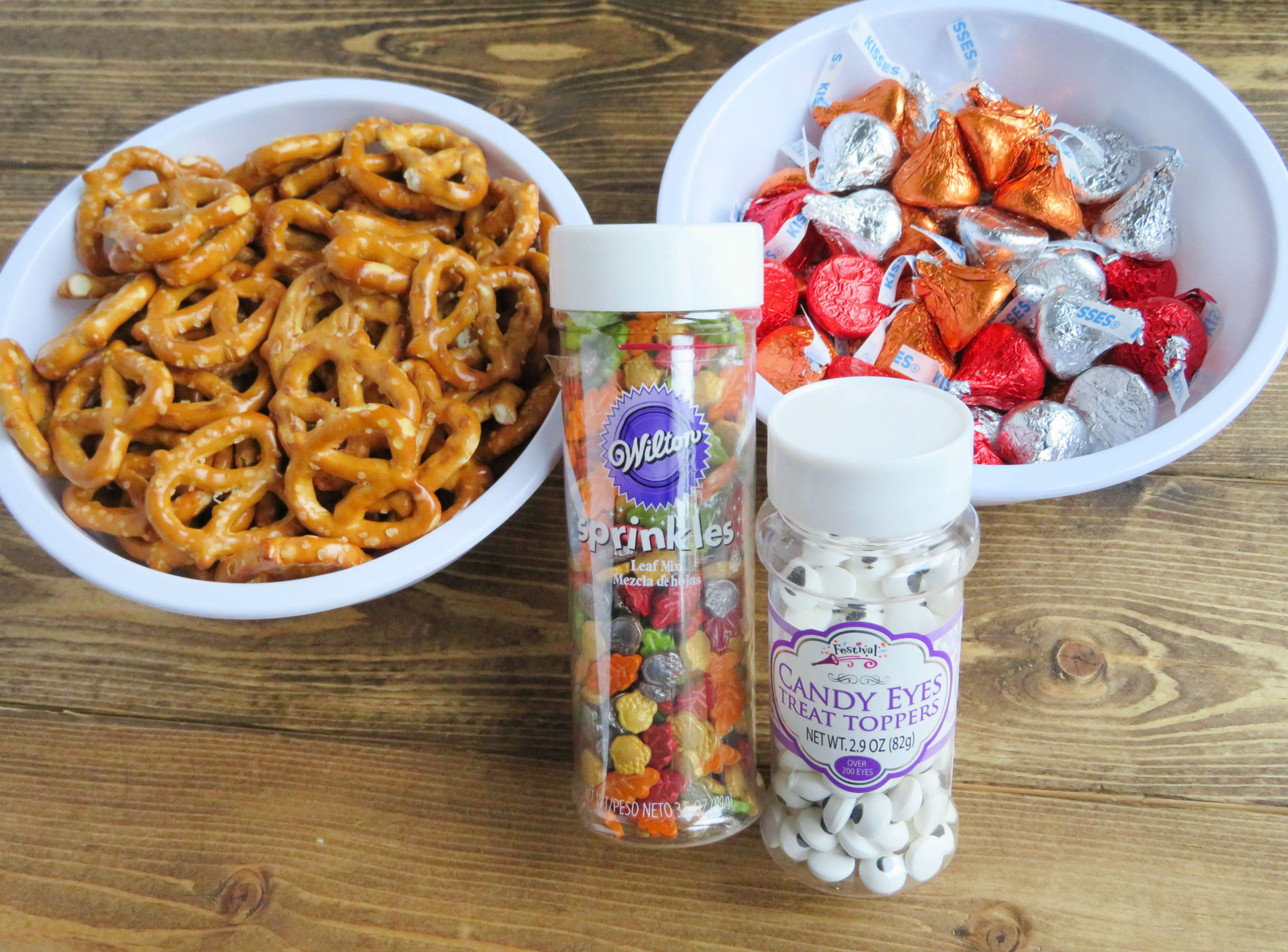 Mama's Coffee Shop Blog - Turkey Pretzels MCSB - ingredients for Turkey Pretzels