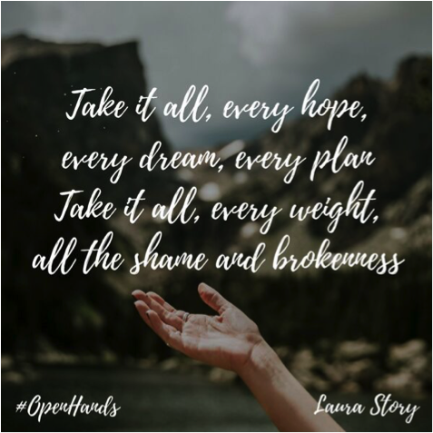 open hands