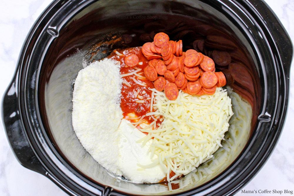 Crock Pot Pizza Dip