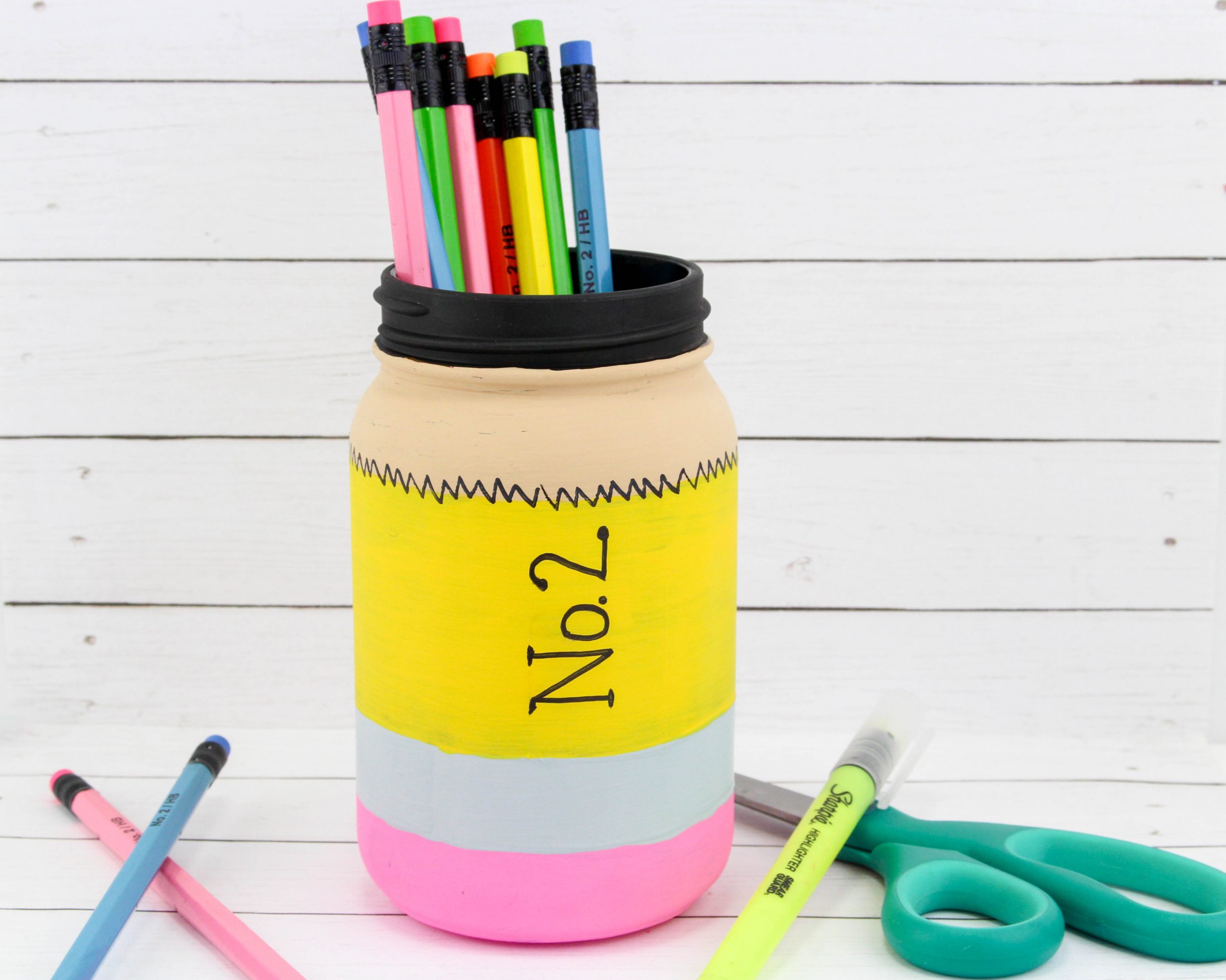 mason jar pencil