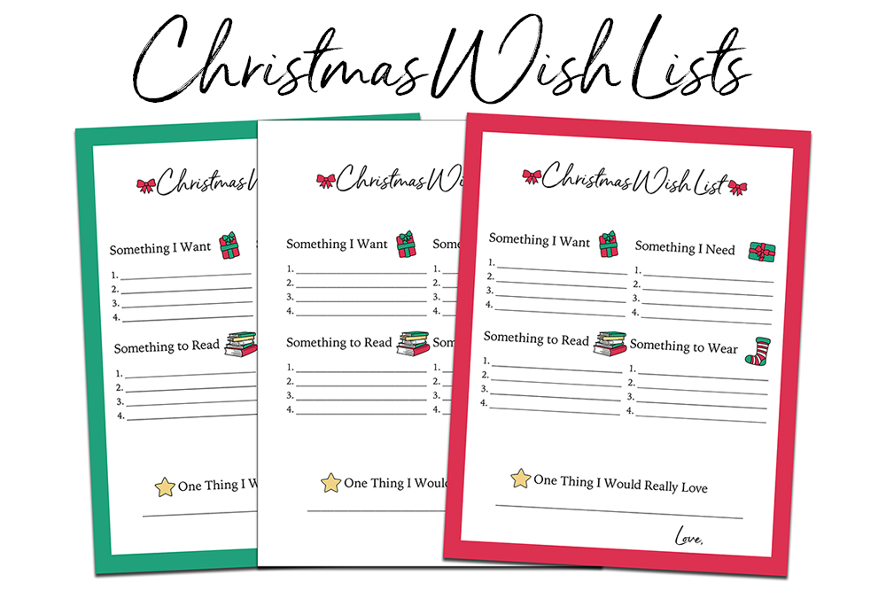 Christmas Wish Lists
