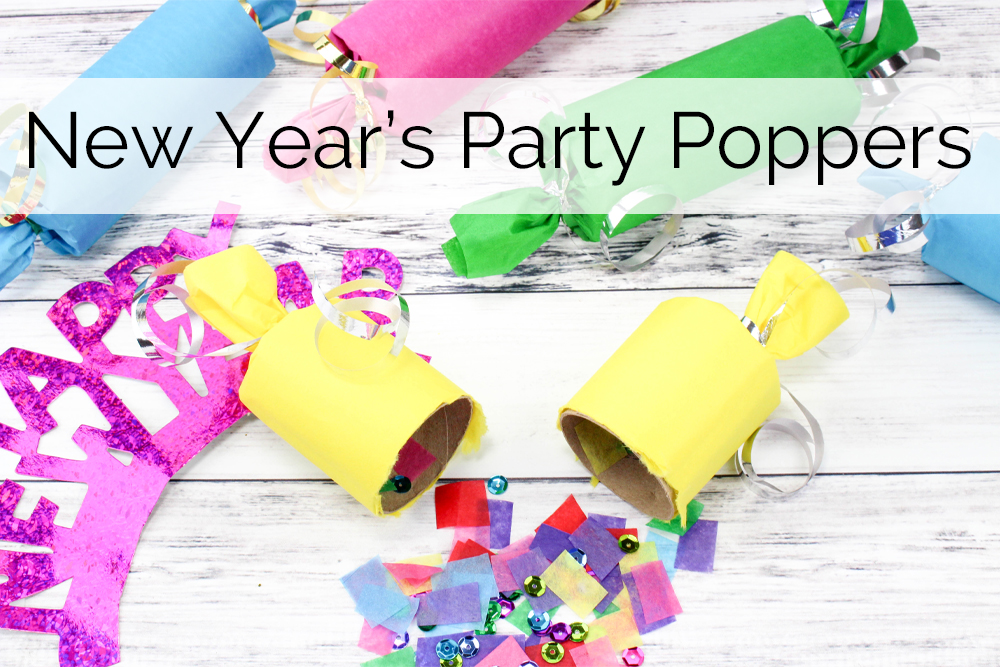 new years' party poppers